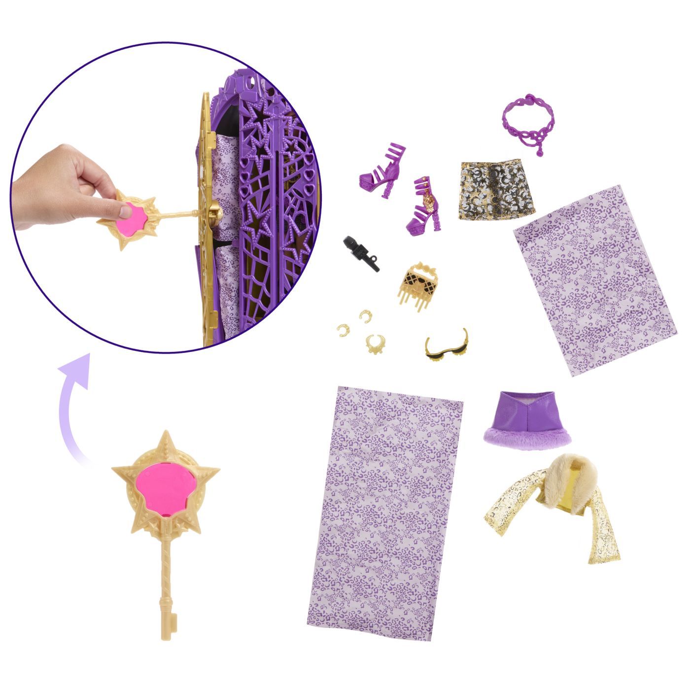 MONSTER HIGH PAPUSA CLAWDEEN WOLF CU DULAP REVELATOR SI - Imagine 6 [ps:bc51f8af-aec7-4469-8ae8-33e1b70da240]