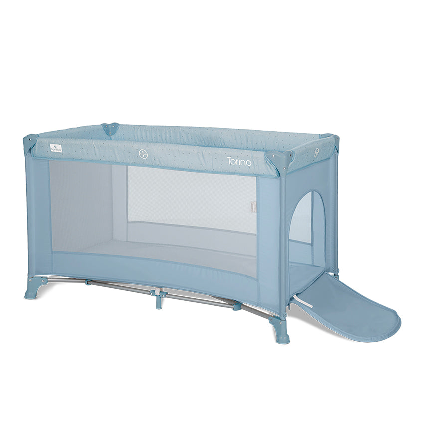 Pătuț Pliabil Lorelli Torino, 1 Nivel, Lemon Curry Floral - Blue (2) [ps:82e24b50-99a0-4387-ad22-b03142c9a1d4]