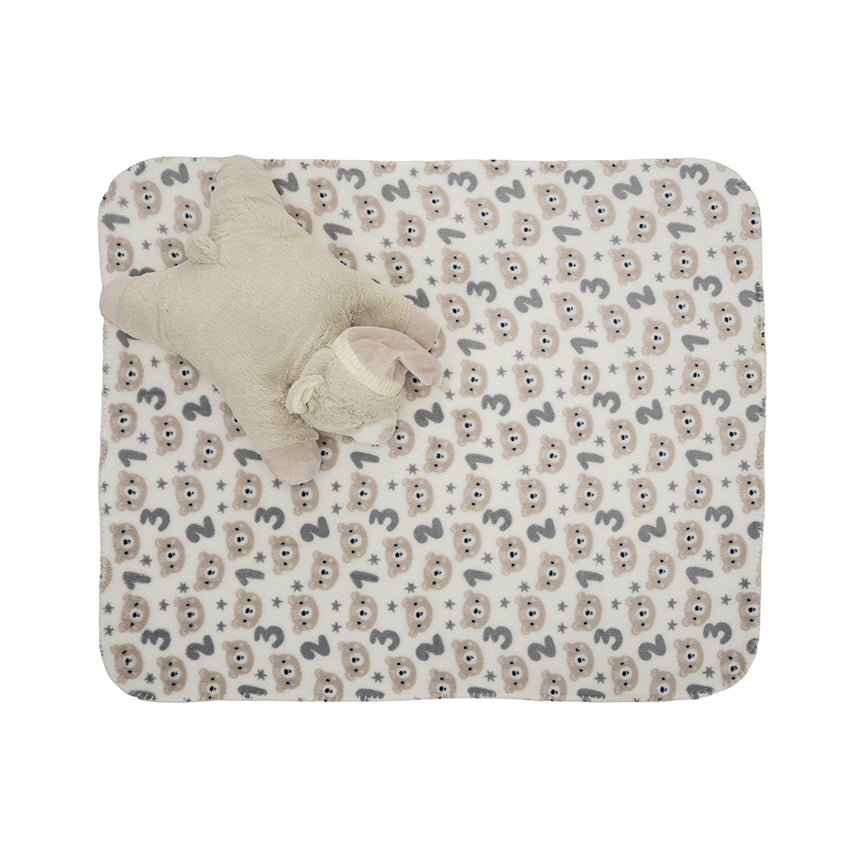 Set Păturică și Pernuță Ursuleț Lorelli Poffy, Beige - Beige (2) [ps:91290757-56e1-43e8-ae27-5003d9adb14f]