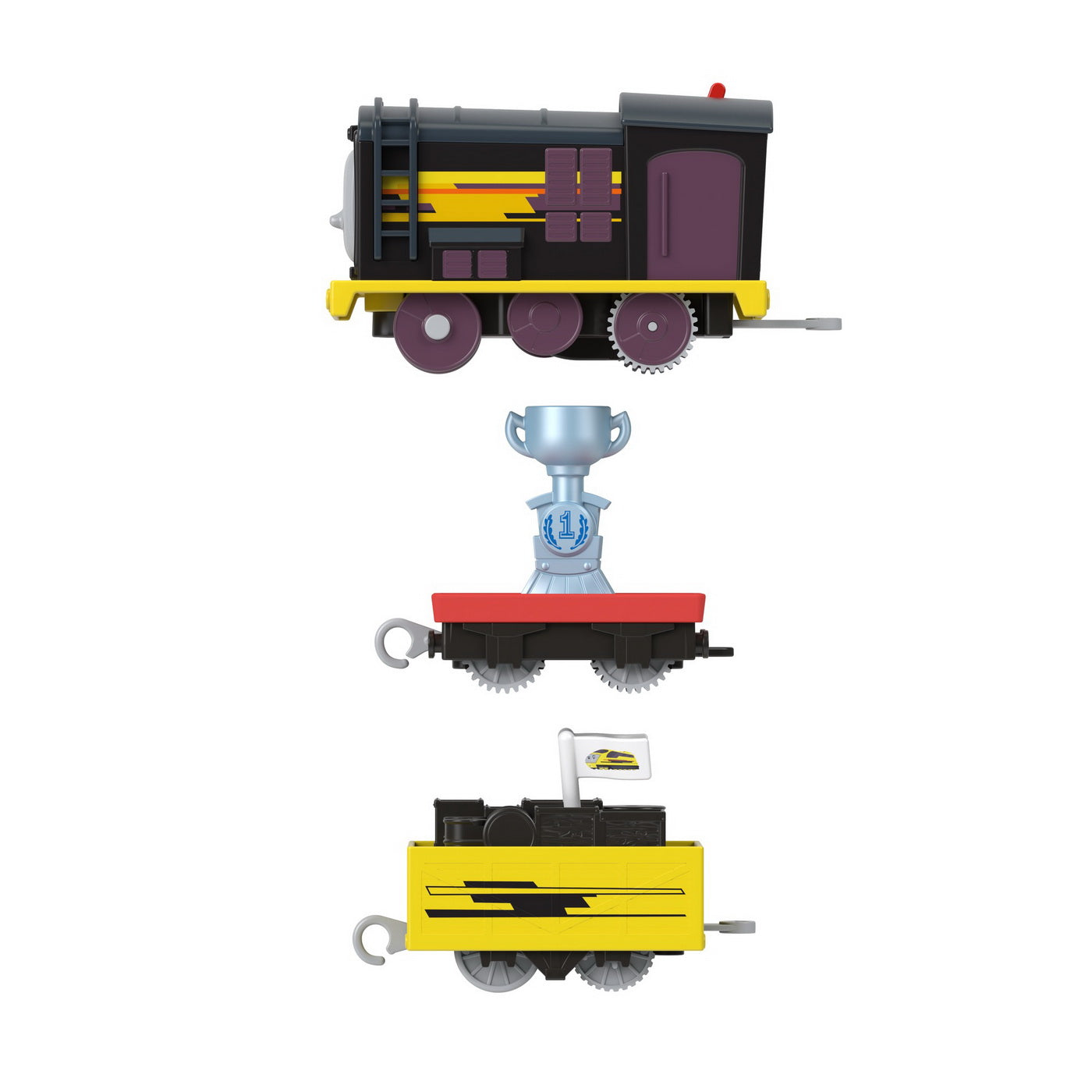 THOMAS LOCOMOTIVA MOTORIZATA SAFARI MONKEY THOMAS Mattel - Diesel - Vagoane (2) [ps:4f6ddb39-3747-44bf-a37f-25ce16dfba3f]