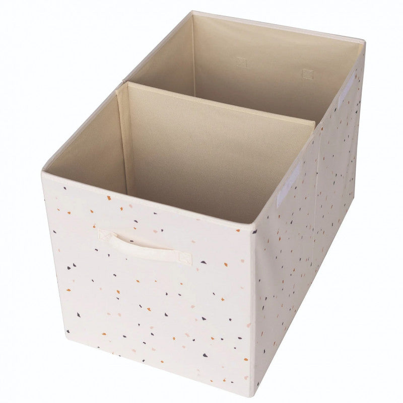 Cufar pliabil pentru camera copiilor, material reciclat Terrazzo Cream, 3 Sprouts [ps:f6ee6eba-5c6f-4415-946a-807e036e6c22]