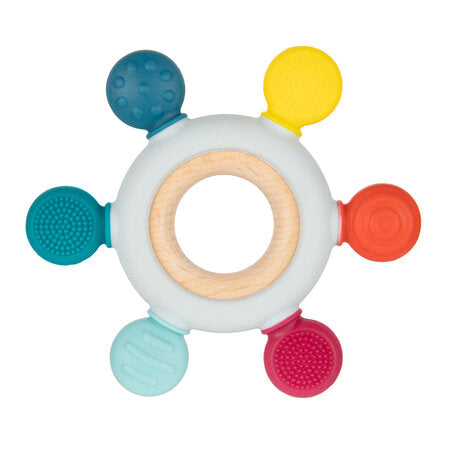Canpol Babies Inel gingival din silicon si lemn cramă 80/305 - Imagine 2 [ps:5114b005-f118-47b4-b142-ab2c7c276200]