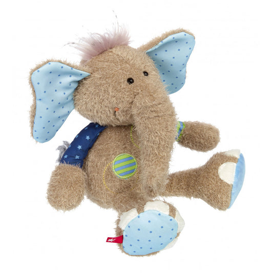 Elefantel de plus Patchwork Sweety, Sigikid [ps:b34d7083-7337-4331-ba1a-620e8201a6f3]