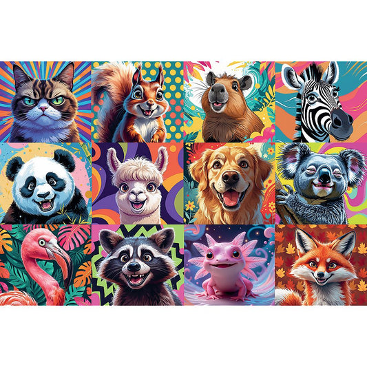 PUZZLE TREFL 300 PORTRETE AMUZANTE DE ANIMALE - Imagine 2 [ps:8d2032ca-f1d6-4bd3-bae3-2234fc7dfd6b]