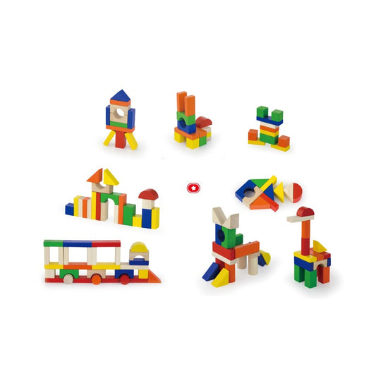 Cuburi de construit din lemn, colorate, 2.5 cm, 100 buc [ps:ff5c0914-97e8-4d92-886c-2ee53164f321]