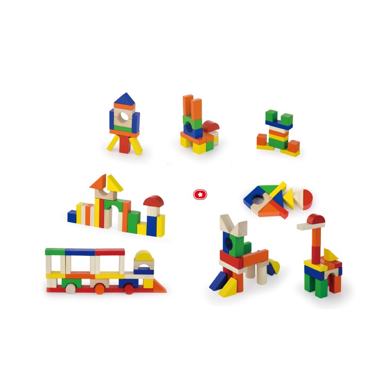 Cuburi de construit din lemn, colorate, 2.5 cm, 100 buc [ps:ff5c0914-97e8-4d92-886c-2ee53164f321]