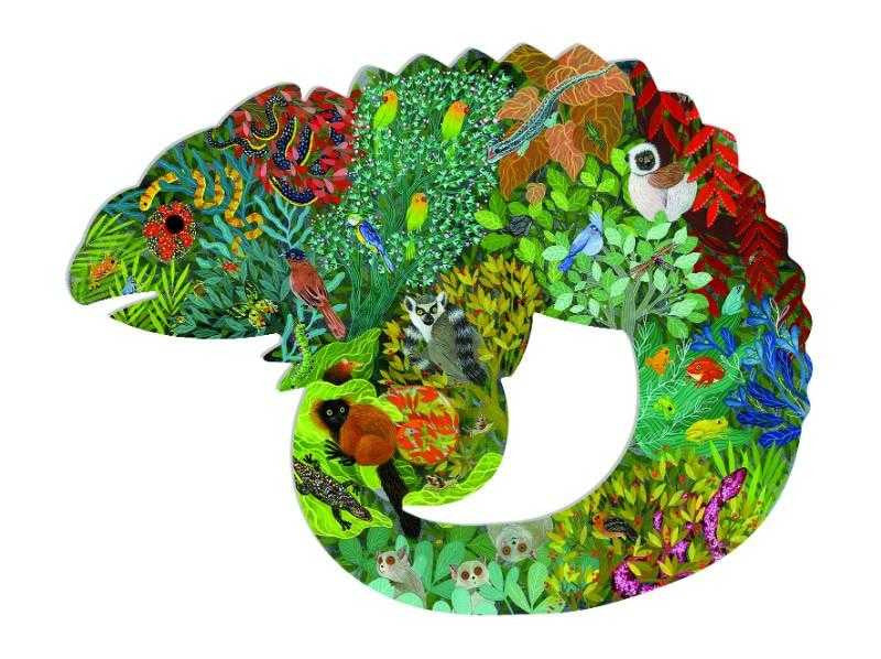 Puzzle Puzz'Art Cameleon, Djeco - Imagine 2 [ps:8c8df473-03c2-442b-a611-295d8cf3d734]