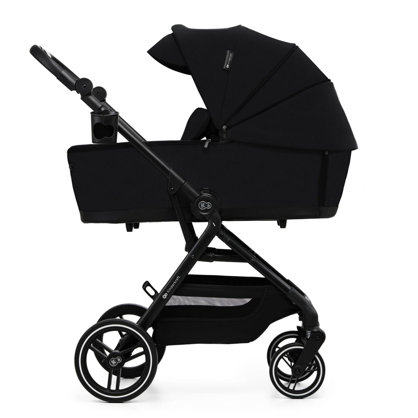 CARUCIOR KINDERKRAFT YOXI 2IN1, PURE BLACK - Negru