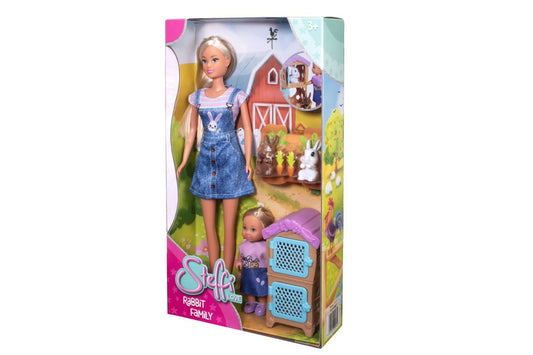 STEFFI LOVE SET FAMILIA IEPURASILOR CU 2 PAPUSI SI ACCESORII [ps:54c7957f-9687-420d-a6c4-d7ad255a355b]