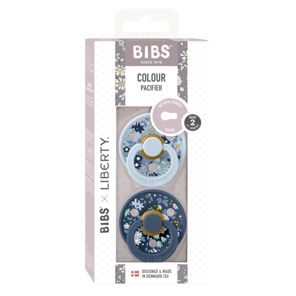 Set 2 Suzete BIBS x Liberty Chamomile Lawn, 6m+, Rotunde - Default Title (2) [ps:27787125-dbcd-4f7f-9b03-472f1a29b25a]