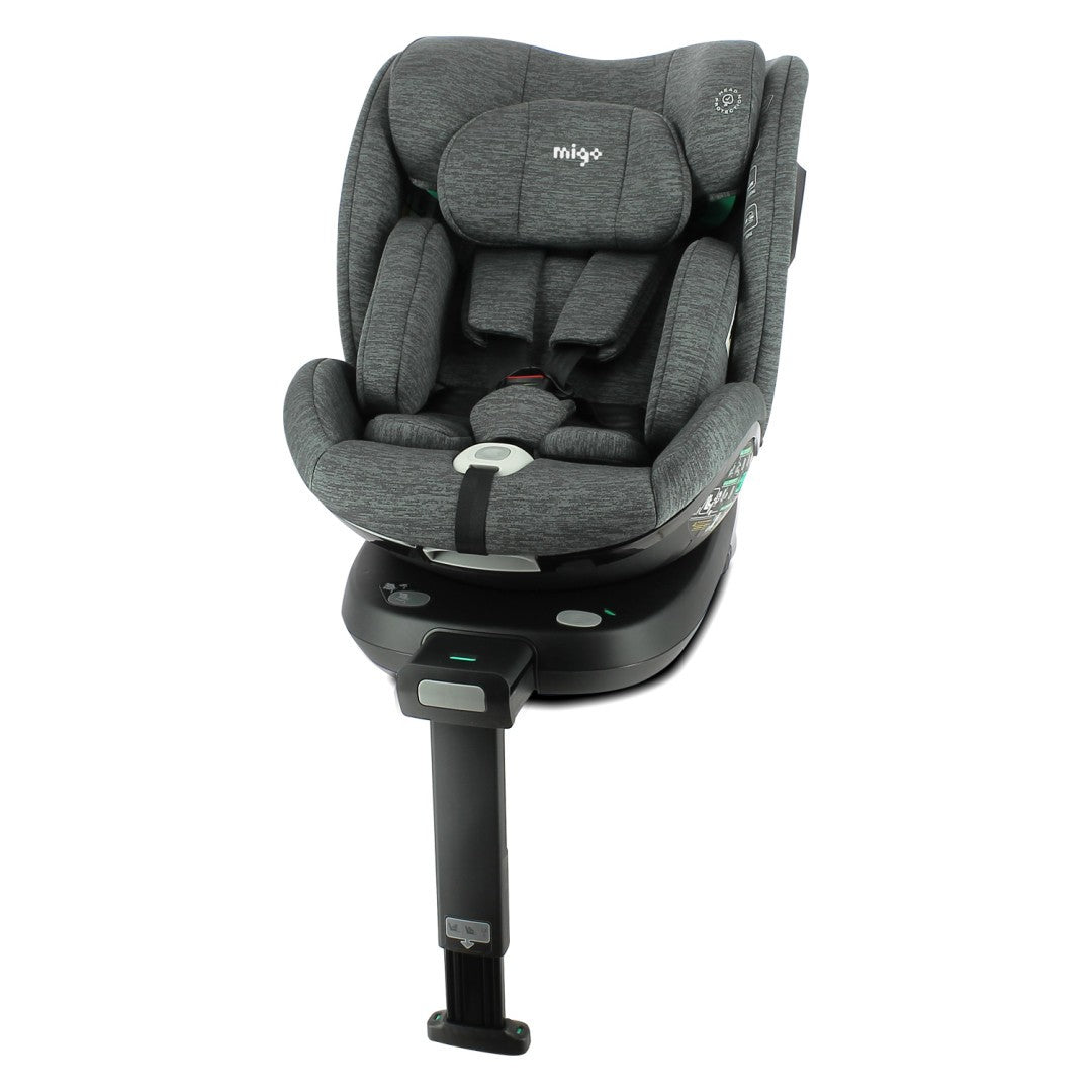 SCAUN AUTO MIGO LEGEND, 40-150 CM, GREY TEAM TEX - Gri [ps:2260dec2-dd01-4892-b60c-5decf6498a0b]