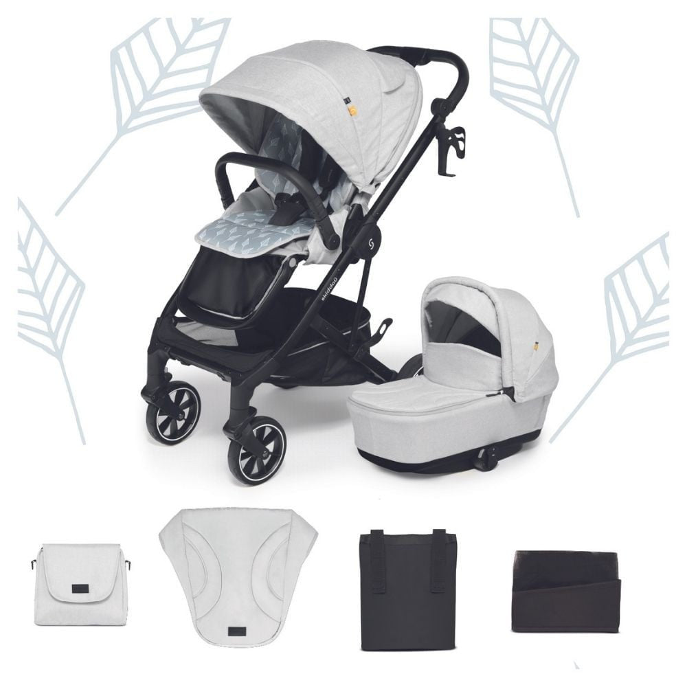 Carucior 2 in 1 Skiddou Moss Normandic Dream, Gri - Gri