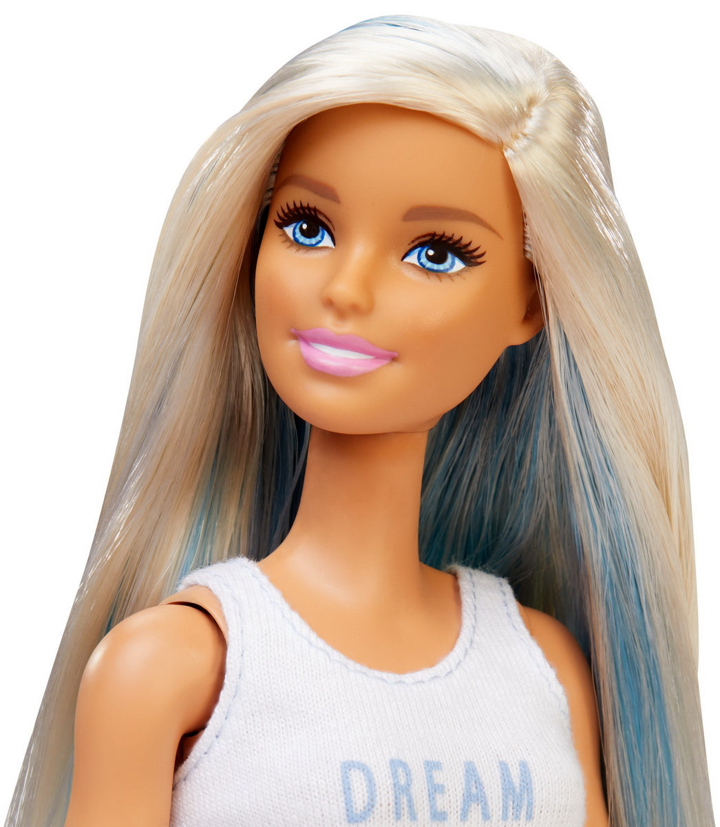 PAPUSA BARBIE FASHIONISTA CU MAIEU ALB [ps:d35efc1a-e676-4205-95d5-6b9037d02f1c]