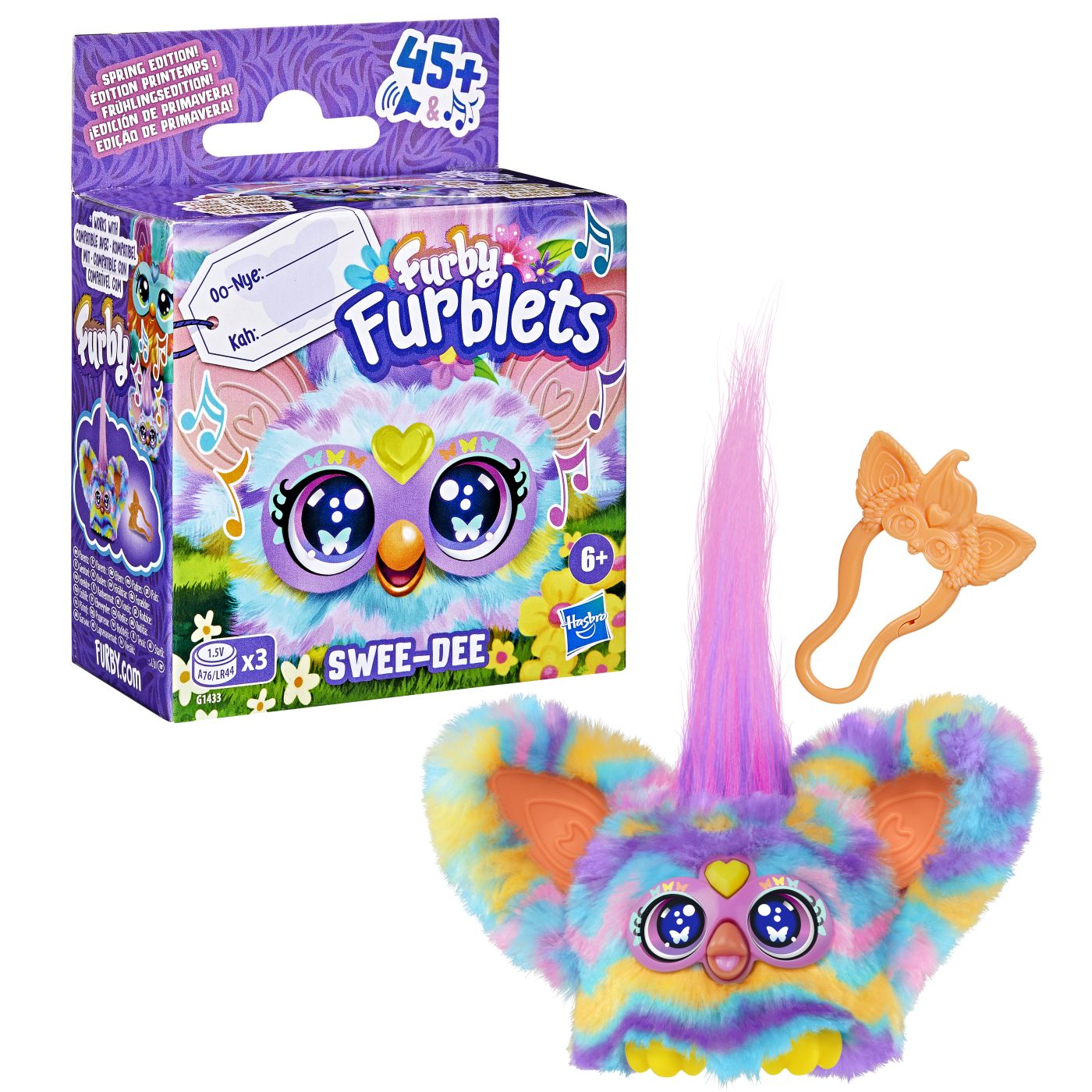 FURBY FURBLETS JUCARIE INTERACTIVA HIP-BOP Hasbro - SWEE-DEE (2) [ps:b91b8b0b-427a-440e-83fa-470701a53e8e]