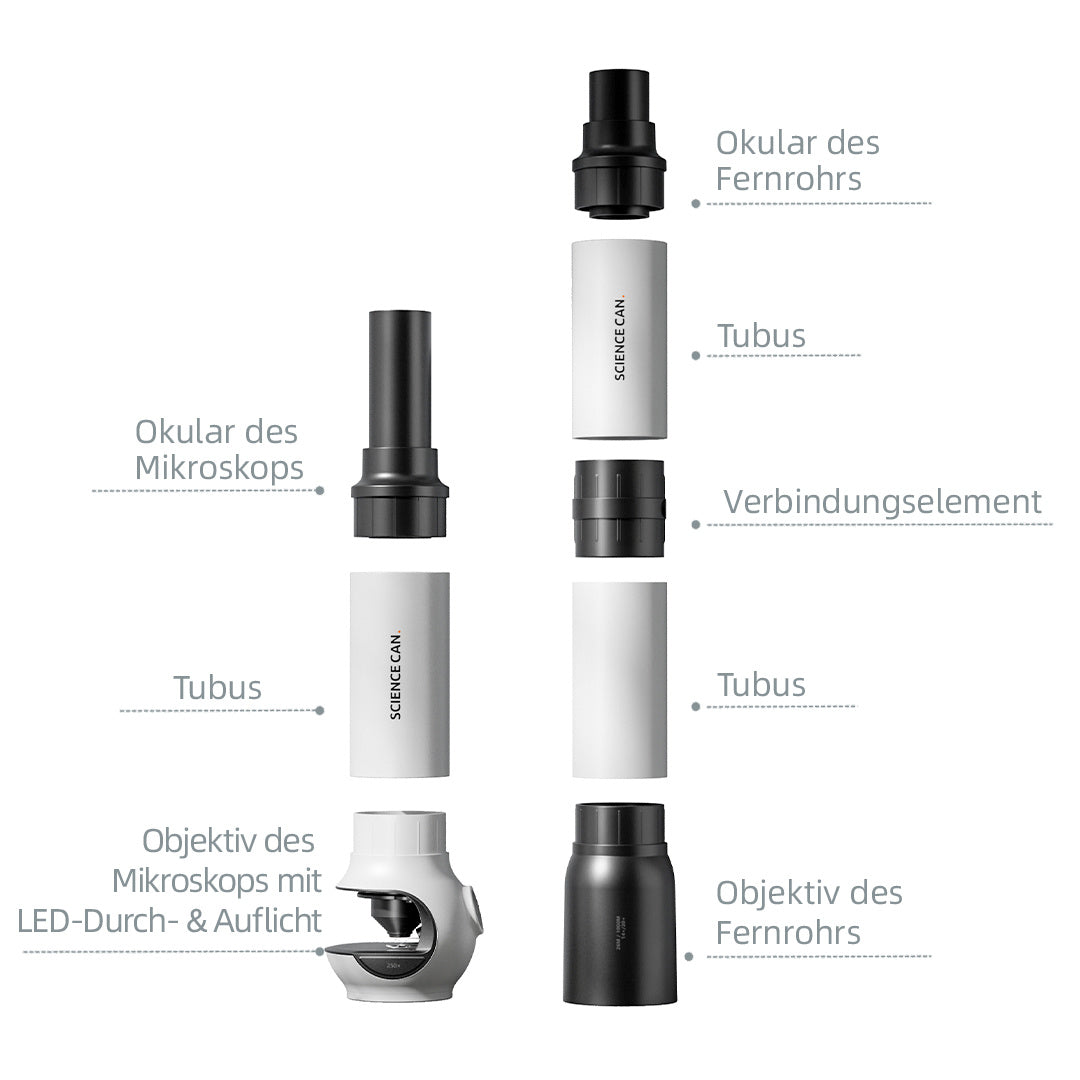 Joc STEM Microscop si telescop 2 in 1, TopBright [ps:25ffd1ff-35b5-4070-bd62-73d1a4ac0ef9]