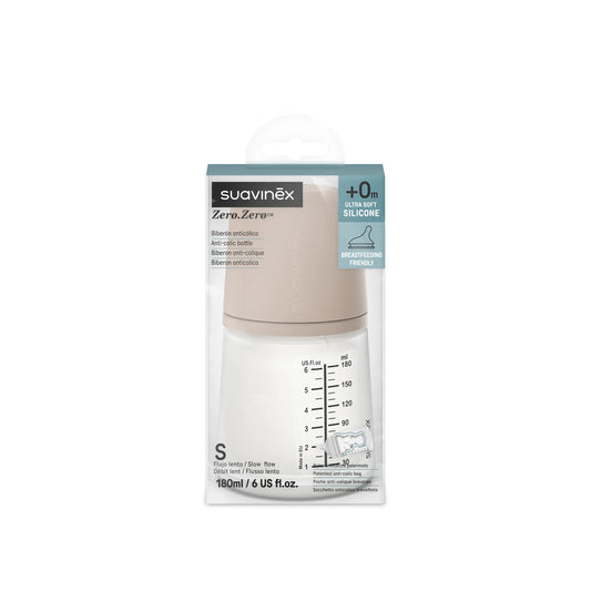 Biberon Anticolici Zero Zero Suavinex 180ml, Debit S Light - MEDIUM (2) [ps:e40ff89f-d8ac-46e2-9557-7aa6e0d38f13]