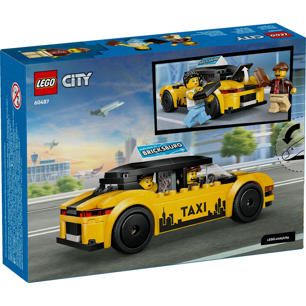 LEGO CITY TAXI GALBEN 60487 - Imagine 7 [ps:b699c934-8fab-454b-a89a-2bbe68855666]