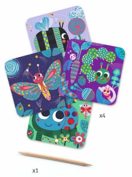 Joc creativ de razuit Insecte prietenoase, Djeco - Imagine 2 [ps:0f103bb6-fe4d-40a0-a173-d6cbcd35951f]