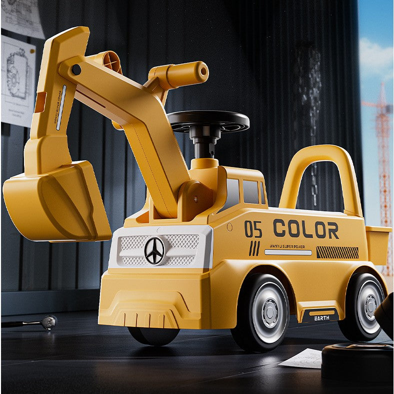 Excavator Manual Flippy pentru Copii, Albastru, 3 ani - Galben (2) [ps:56b00081-444f-41b8-9a88-120474c400bb]