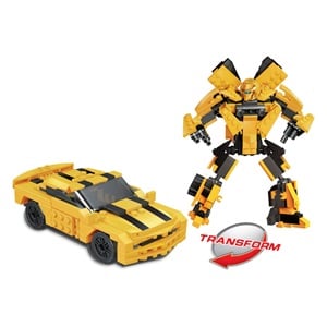 Cuburi Robot Transformer Mașină Galbenă Jumbo - 258 piese - Default Title (2) [ps:085d1d72-cede-4489-b3aa-24b76d65257f]