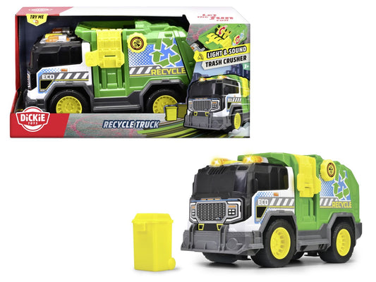 DICKIE CAMION DE RECICLARE CU LUMINI SI SUNETE 30CM Simba - Imagine 2 [ps:67b3e068-50d1-4a11-85d0-0397c5361149]