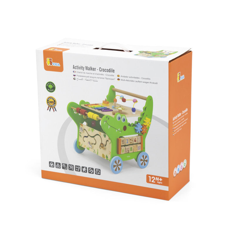 Antemergator cu activitati - Crocodil, Viga [ps:88846973-e82c-4ee0-8c4b-876cb79735ed]
