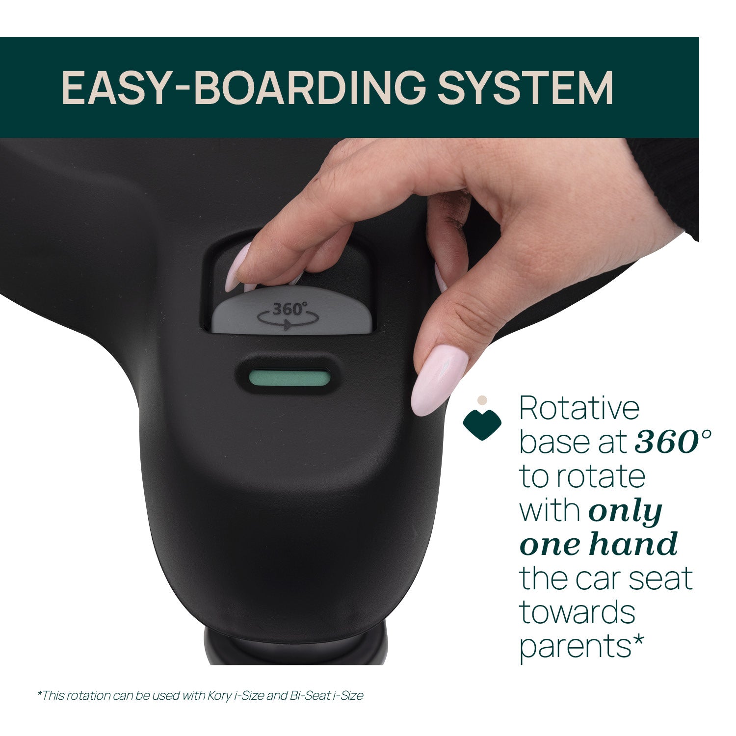 Baza isofix i-Size rotativa 360 (compatibila cu scaunele - Default Title (2) [ps:b246d424-b7d5-4eda-bd25-dd09e8eb1c37]