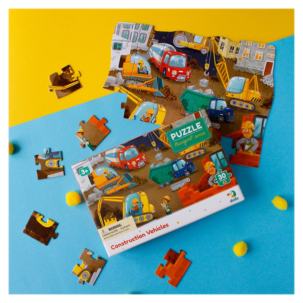 Puzzle Vehicule de Construcție Dodo Toys, 30 piese - Default Title (2) [ps:587ac8f0-3a87-4e70-9e32-c69253175233]