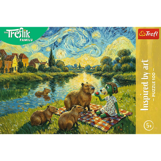 PUZZLE TREFL 100 FAMILIA TREFLIK INSPIRAT DE ARTA - Imagine 3 [ps:7e5f8cde-2fed-42af-ab9b-1303e73f7a11]