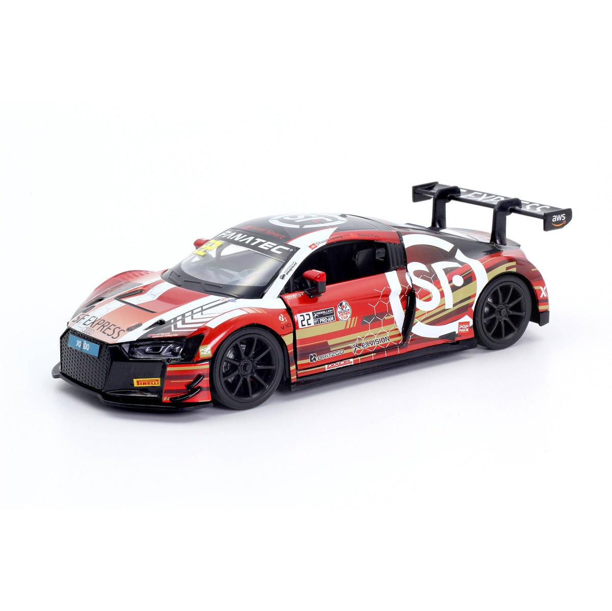 Mașinuță Audi R8 LMS RMZ CITY Die Cast 1:32 - Unifortune - Default Title (2) [ps:27e25d27-f419-4e1a-81a7-8ff8fc738588]