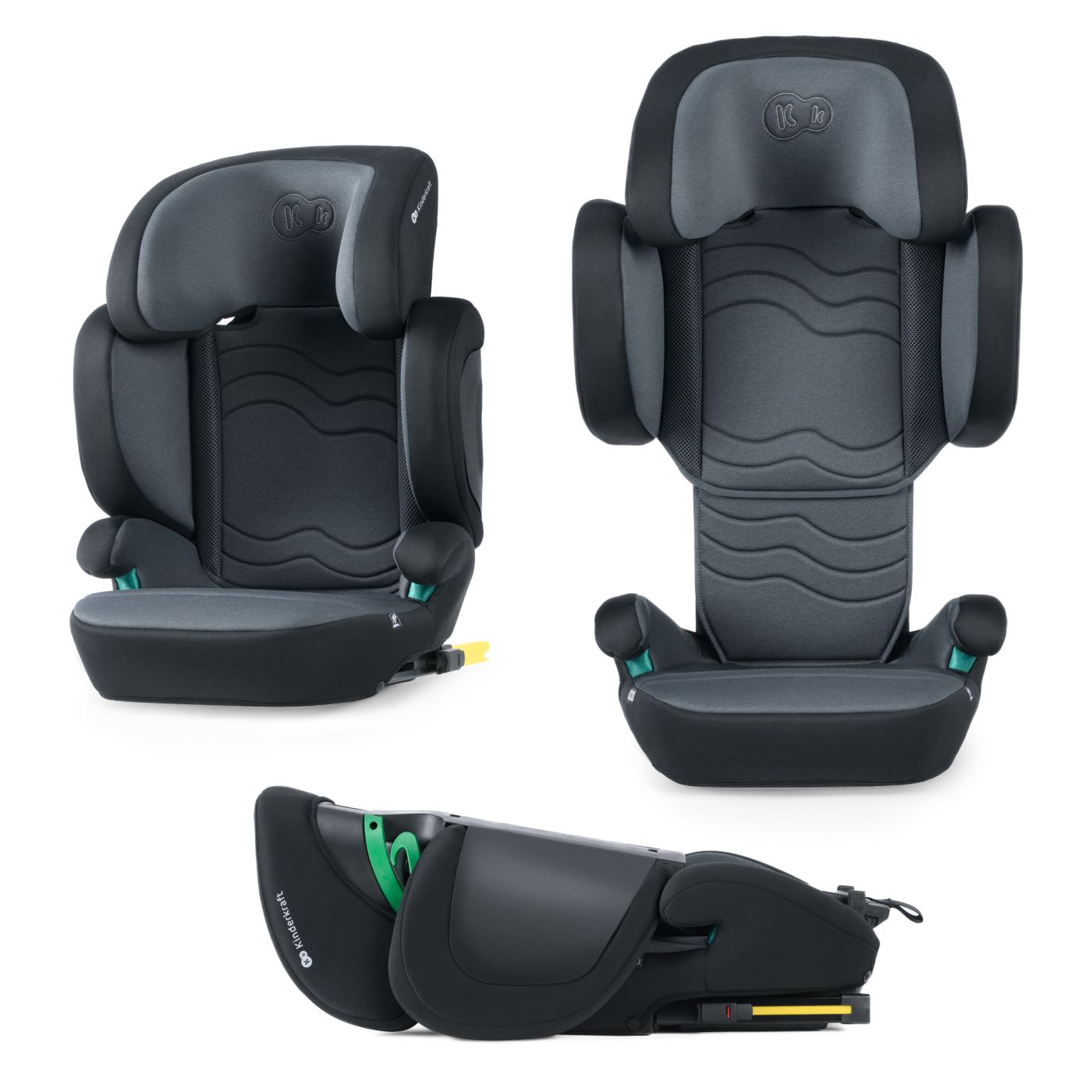 SCAUN AUTO KINDERKRAFT XPAND 2 I-SIZE 100-150 CM, GRAPHITE BLACK [ps:3a044967-f9d4-4cc7-85d5-bf3e5b900ece]