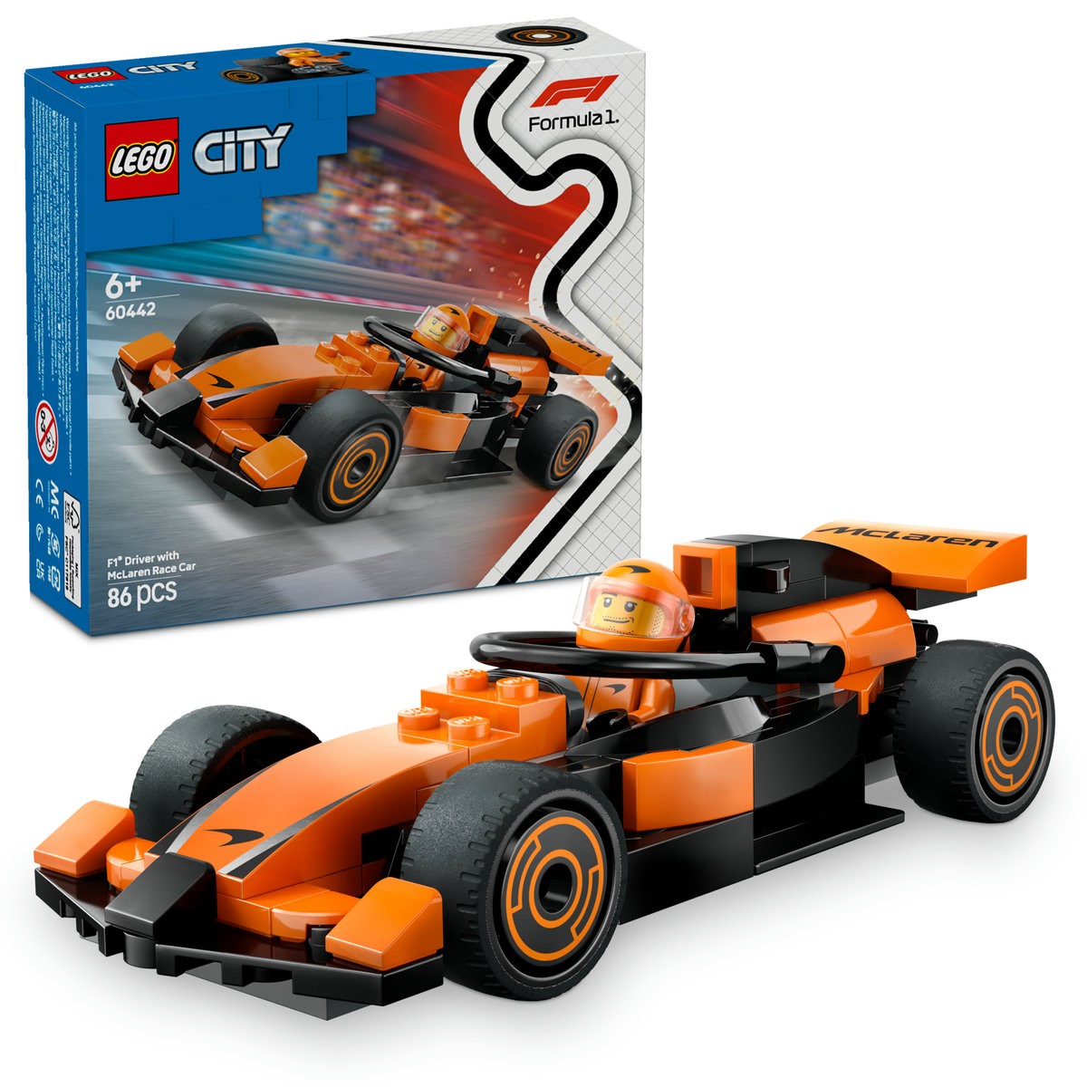 LEGO CITY PILOT F1 CU MASINA DE CURSE MCLAREN 60442 - Imagine 9 [ps:196445a5-7ffe-4d9b-ae5c-328597936245]