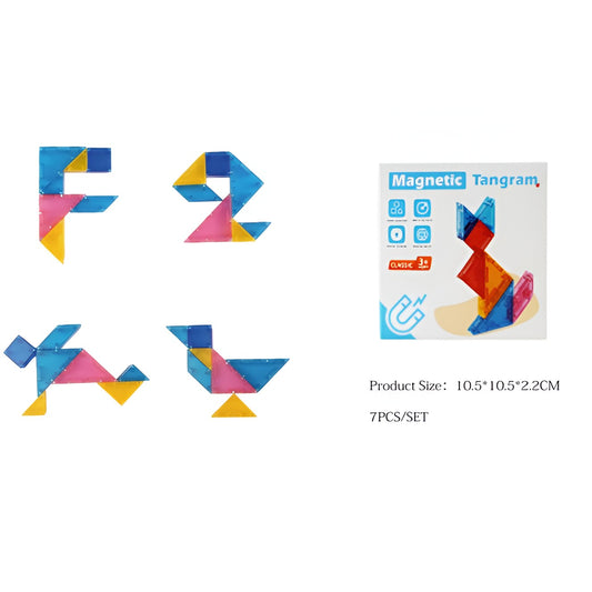 Joc Magnetic Tangram Flippy, 7 Piese Forme Geometrice, 3 Ani - Default Title (2) [ps:1cf856ba-aa57-4419-90bf-329cf3e3501c]