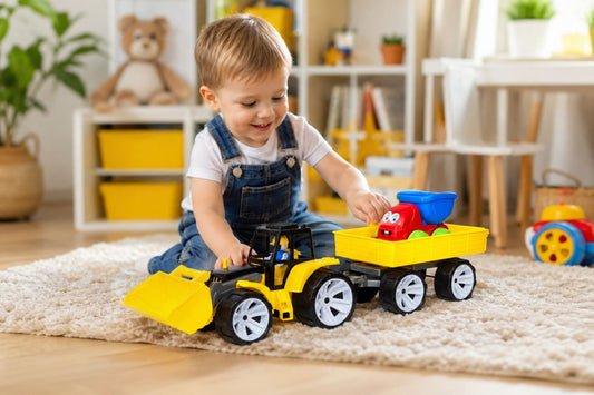 Tractor Bams Viva Toys Negru Verde - Jucărie pentru Copii - Negru Galben (2) [ps:69898e57-b7c5-4482-83cd-f276679b1bcf]