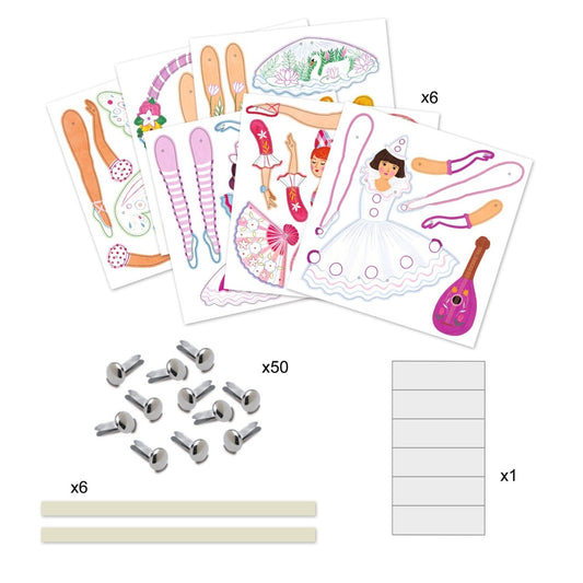 Set creativ Balerine, Djeco - Imagine 4 [ps:ecaeb9ff-4adb-4805-8619-12f20e1b6e0e]