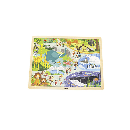 Puzzle Zoo, 48 de piese, Viga [ps:f84ce7ca-ad3b-4af4-a343-ae7ebf46b6c9]