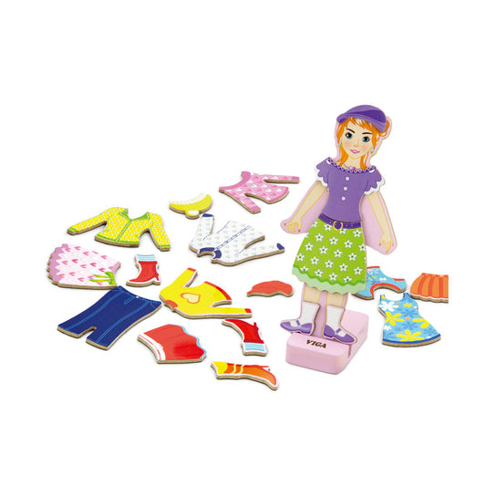 Set magnetic Vestimentatie baieti, Viga - Imagine 2