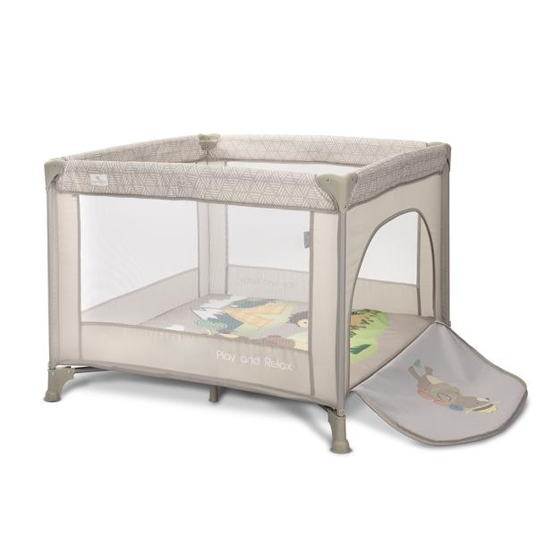 Tarc Joaca Lorelli Play N Relax, Grey Adventure, 100x100x75 - Beige Camping (2) [ps:db6f2f4d-42af-4def-823a-ded1c961a28b]