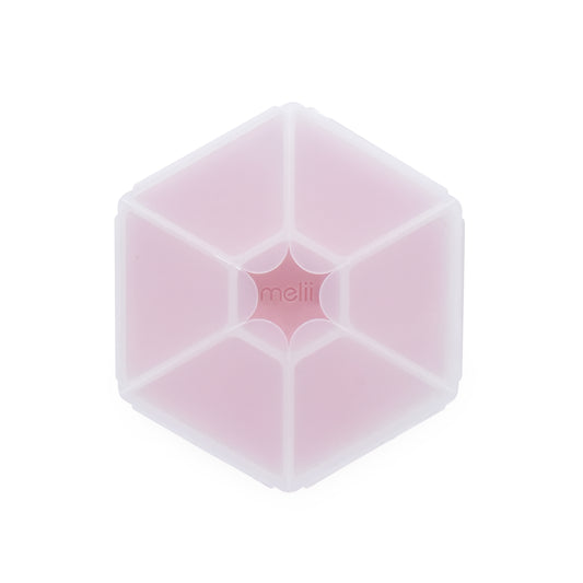CUTIE SNACK HEXAGON SNACKLE 6 COMPARTMENTE, MELII, PINK - Imagine 2