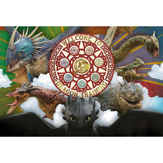 PUZZLE TREFL 100 CUM SA ITI DRESEZI DRAGONUL DRAGONI IN - Imagine 2 [ps:ff39a27a-d74d-4fc2-9e13-64695cc7d317]