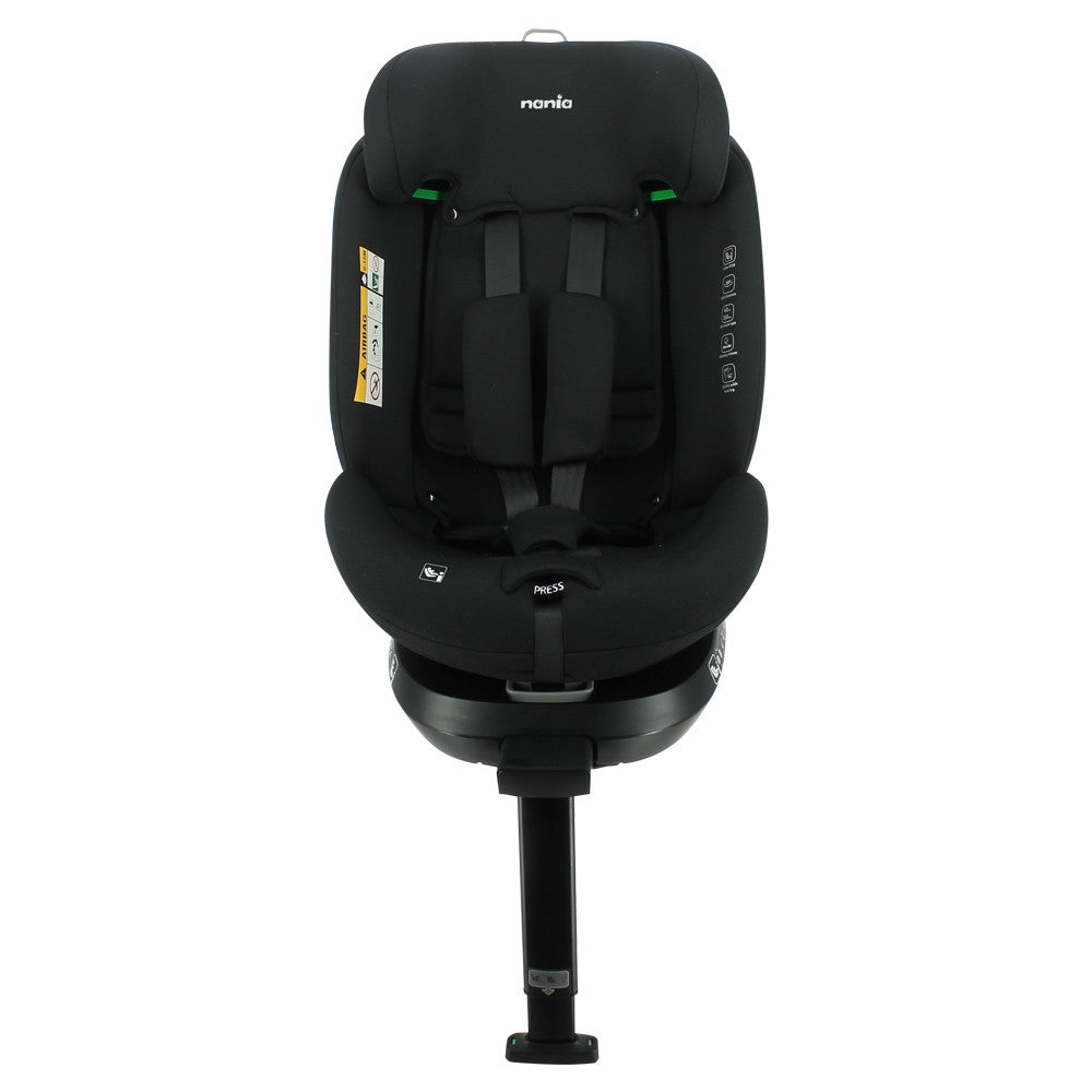 SCAUN AUTO NANIA SPIRIT, 40-150 CM, BLACK TEAM TEX - Imagine 2