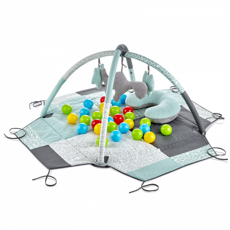 Centru de joaca cu bile BabyJem Toy Ball Play Mat - Roz [ps:8afeed33-83a3-4ded-b3b5-2e9413cb429c]