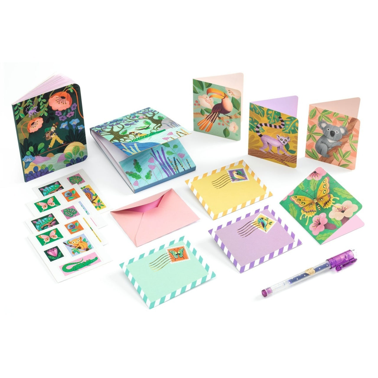 Set de papetarie Marie, Djeco - Imagine 3 [ps:e861b6a4-1a5f-4230-bf91-8d54e6398719]