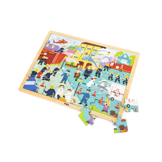 Puzzle Pompieri, 48 de piese, Viga [ps:e5837247-54ed-4f4a-b5d8-8ac0452e6075]