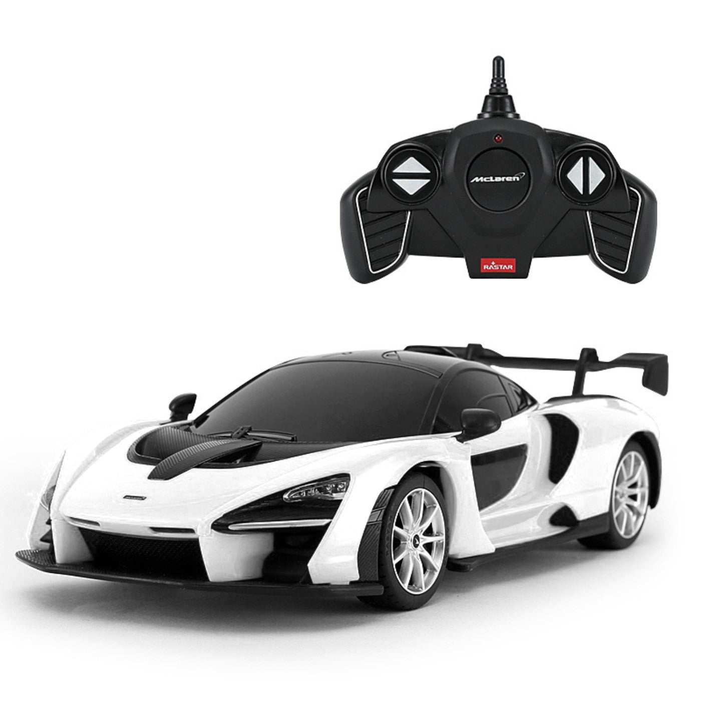 MASINA CU TELECOMANDA MCLAREN SENNA ALB CU SCARA 1 LA 18 [ps:677add06-aa8f-466e-b573-052505125385]