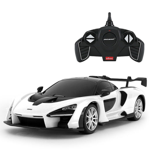 MASINA CU TELECOMANDA MCLAREN SENNA ALB CU SCARA 1 LA 18 [ps:677add06-aa8f-466e-b573-052505125385]