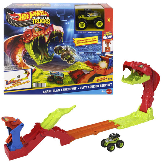 HOT WHEELS MONSTER TRUCK SET DE JOACA PISTA INVINGE - Imagine 2