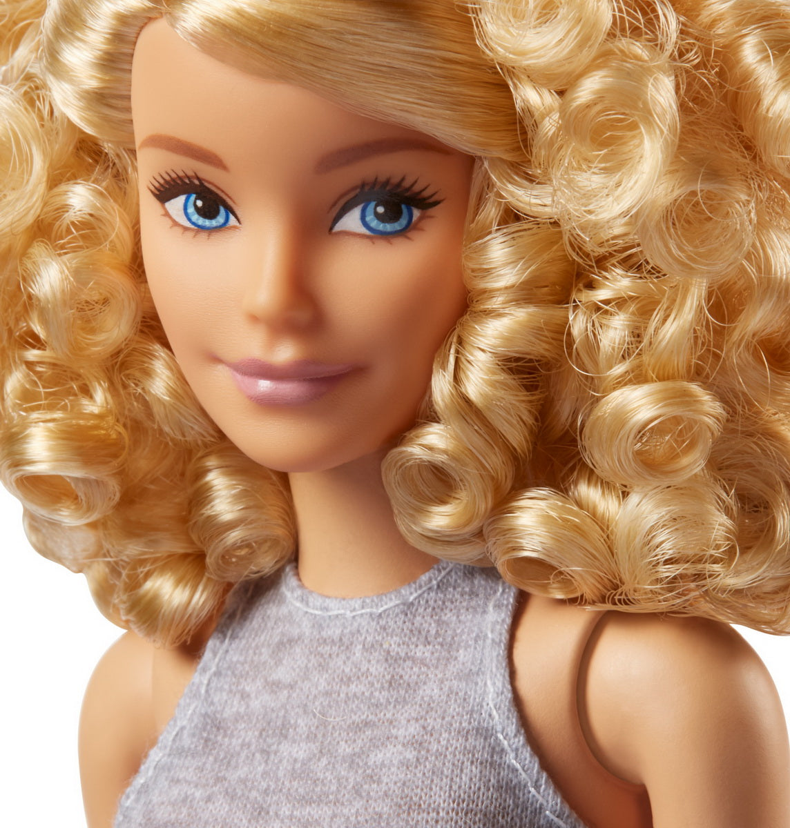PAPUSA BARBIE FASHIONISTA CU BLONDA CU MAIEU GRI [ps:cff1e2fa-e873-4b87-b80f-818a4d5660cb]