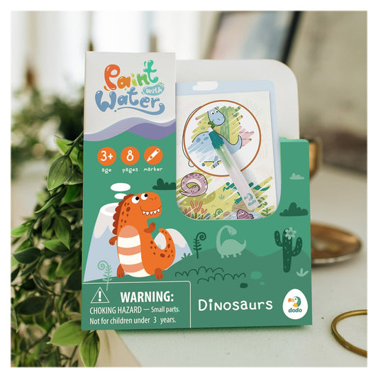 Carte de Colorat cu Apă Dinozauri Dodo Toys - Default Title (2) [ps:9311b576-95f8-4e03-bb13-d1b27176c937]