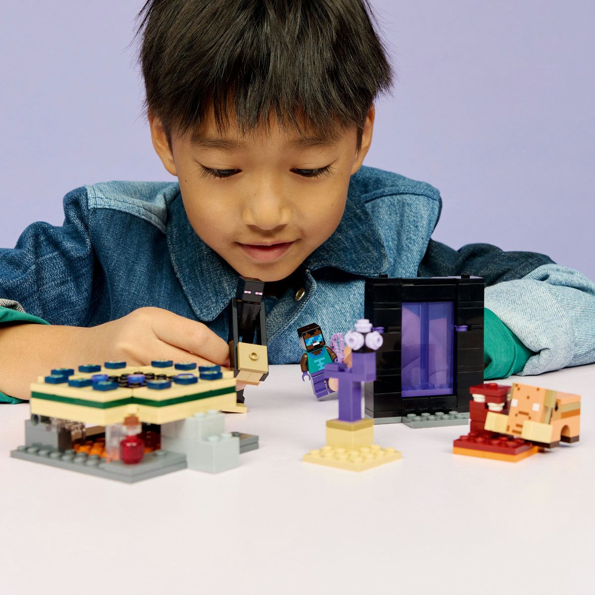 LEGO MINECRAFT CALATORIE PRIN PORTALURILE NETHER SI END - Default Title (2) [ps:7b40c9ea-9717-48dd-bc35-77be2a26a7ea]